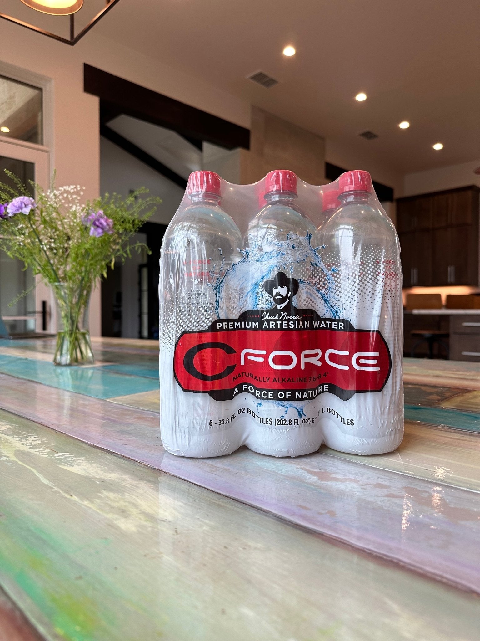 CFORCE Naturally Alkaline Artesian Bottled Water Case - 33 oz | 1L ...