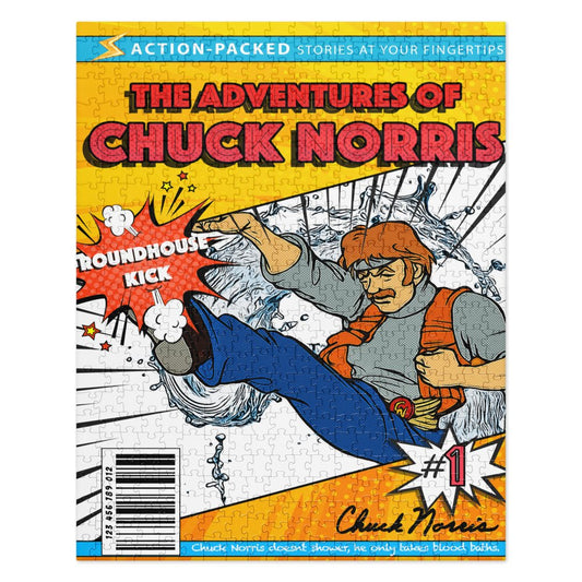Chuck Norris Roundhouse Action Jigsaw puzzle - CForce Bottling Company
